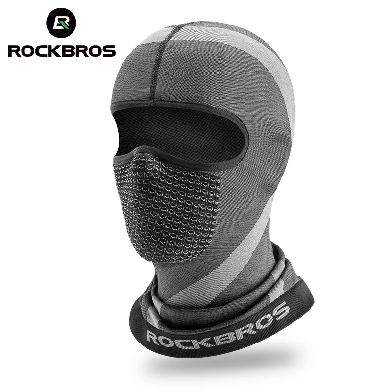 ROCKBROS Bicycle Facemask Breathable Elastic Comfortable Scarf Sweat-Absorbing Sun Protection Windproof Headwear Quick Dry