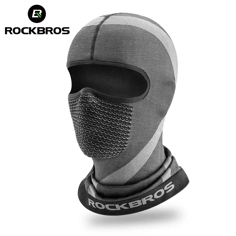 ROCKBROS Bicycle Facemask Breathable Elastic Comfortable Scarf Sweat-Absorbing Sun Protection Windproof Headwear Quick Dry