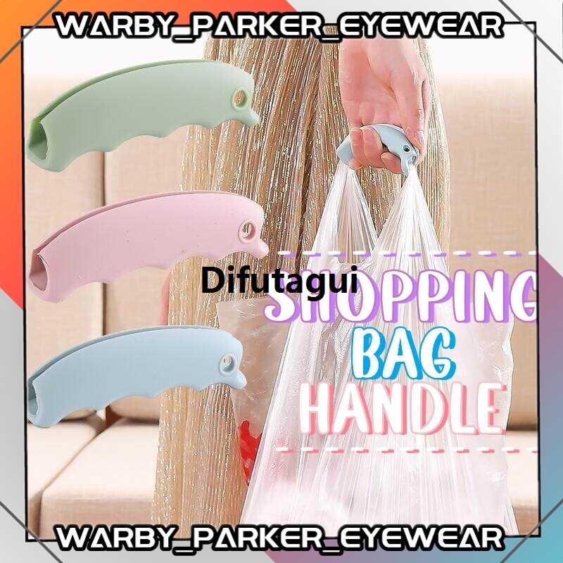 Difutagui (1 pc) Silicone Hand Grip Handle Relaxed With Key Chain Hole New Strong Carry Holder Effortless Shopping Garbage Plastic Bag