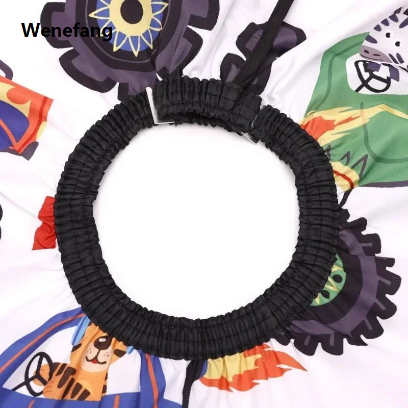 Wenefang Professional Haircut Cutting Salon Barber Hairdressing Gown Cape Apron Universal Black Waterproof Salon Hair Cut Hairdresser