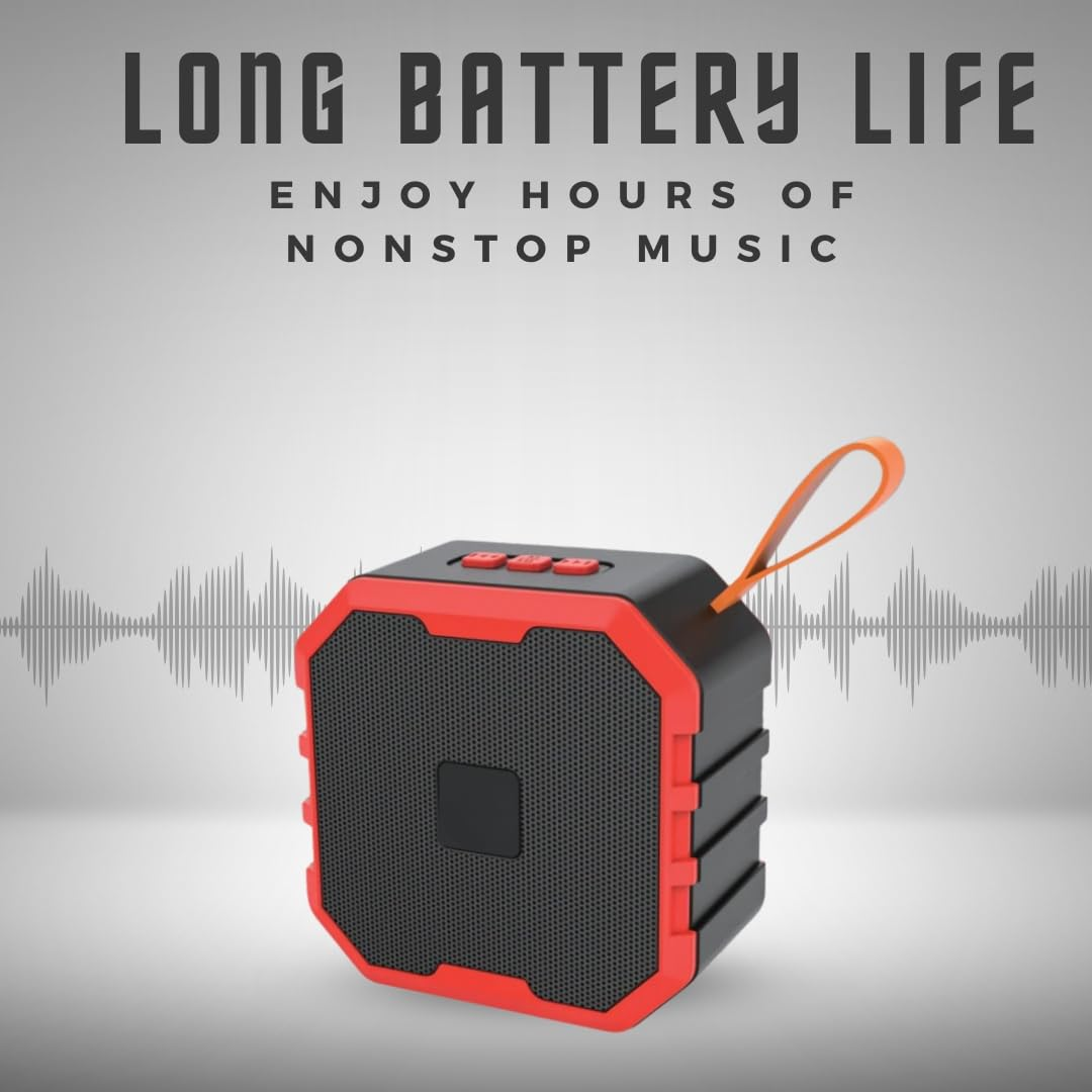 BHRIKUTI IMPEX Premium X-318 Portable Wireless Bluetooth Speaker with Super Bass, | FM Radio | TWS 3D Surround Sound | Built-in Mic for Handsfree Calls | Supports TF Card, USB, AUX, & Pen Drive | Compact Outdoor Party Speaker
