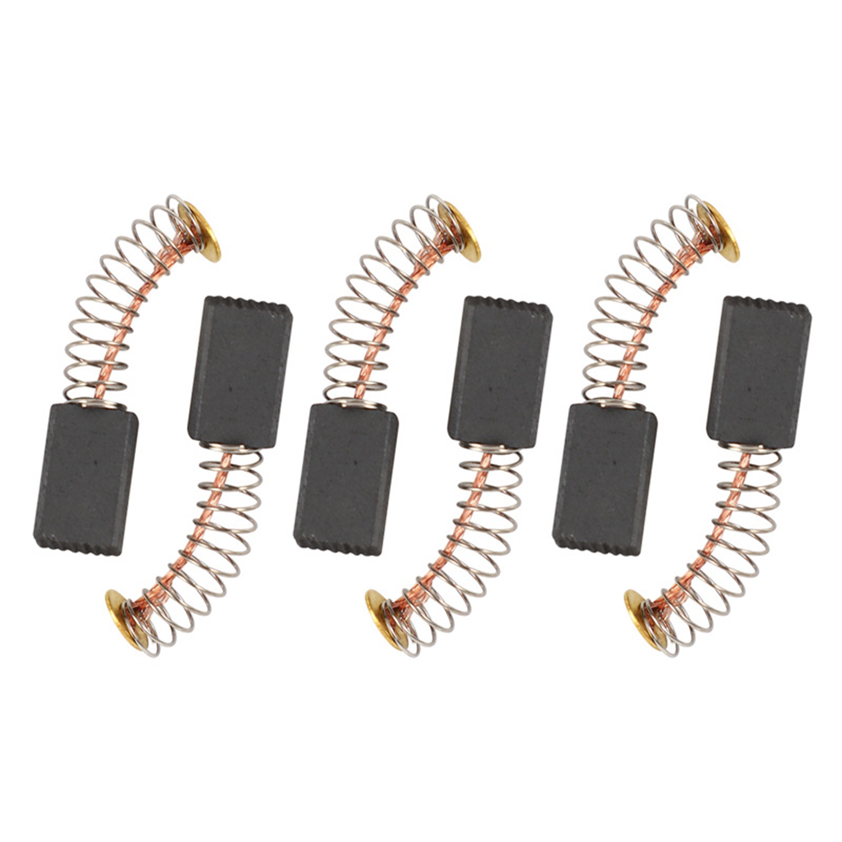FORIDE 6 Pcs 5mm X 8mm X 13mm Carbon Brushes for Angle Grinder Orbital Sander