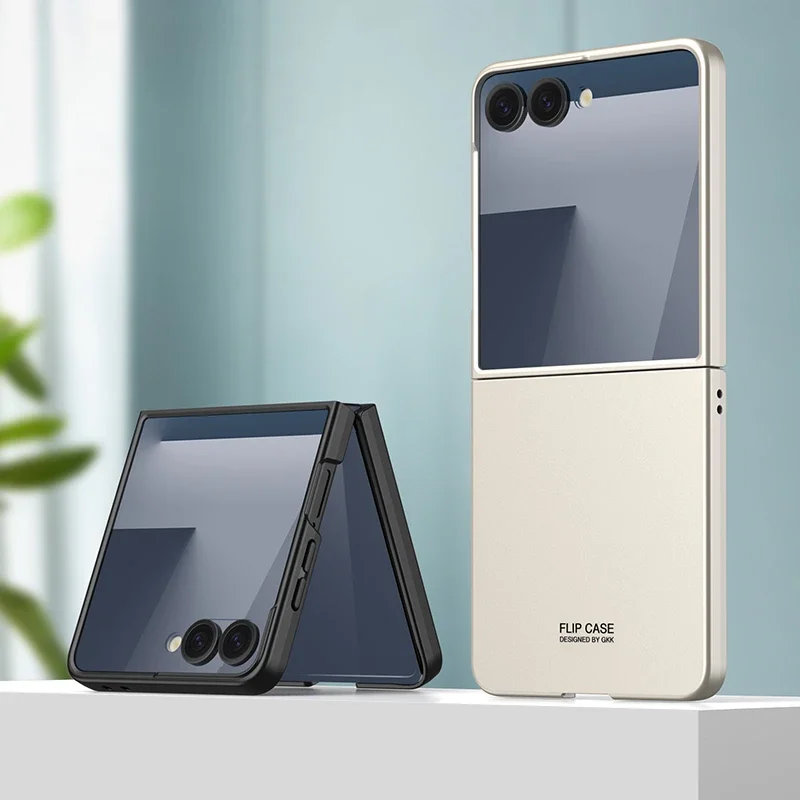 HODON Original Slim Matte Phone Case For Samsung Z Flip 7 Luxury Skin Touch Ultra Thin PC Shockproof Cover