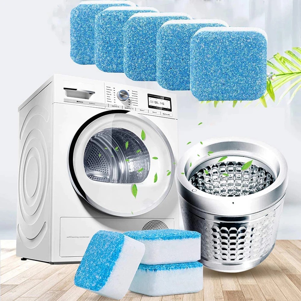 12Pcs Washing Machine Cleaning Effervescent Tablets