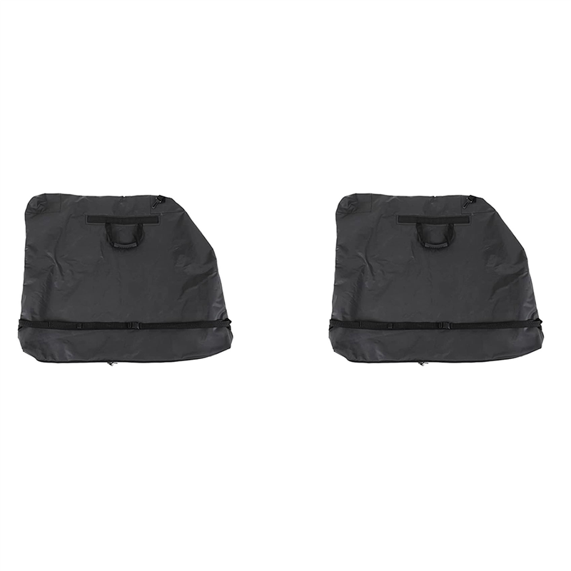 2X Freedom Top Panels Storage Bag for JK JKU JL JLU 2 Door 4 Door Hard Top Models JT 2007-2021 (Black)