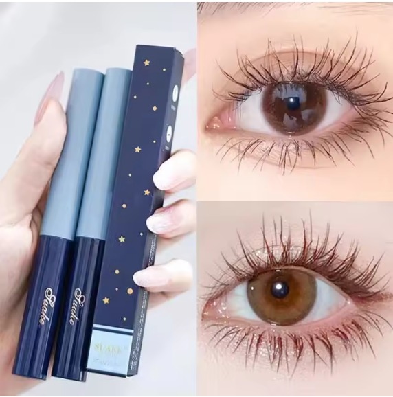1 Piece Sauke Waterproof Volumizing Mascara - Long-Lasting Lash Length & Curl, Smudge-Proof, Deep Black, Clump-Free, Lightweight Eye Makeup, Precision Brush for Natural & Dramatic Look, All-Day Wear By SUJU