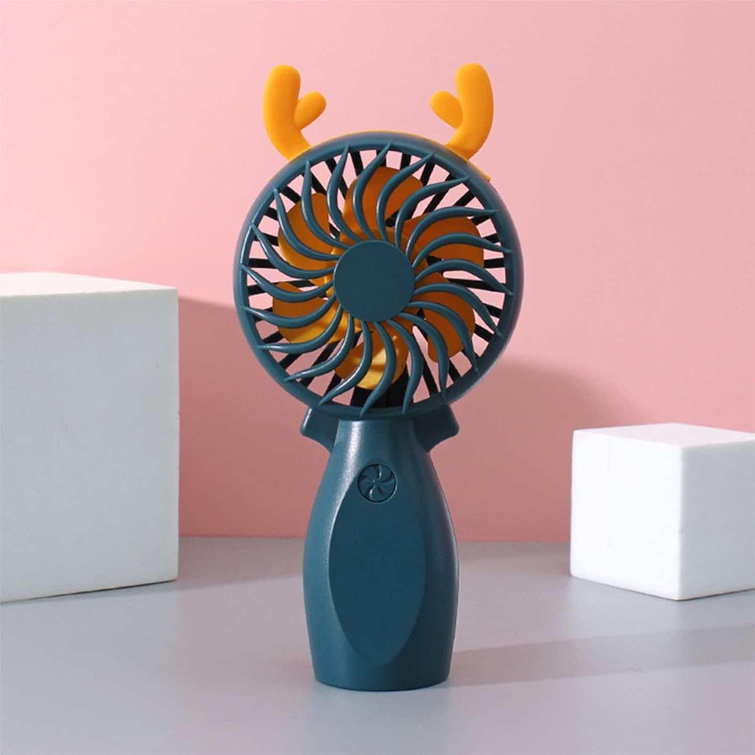 Cute Portable Handheld Mini Rechargeable USB Fan With Deer Bunny Ear