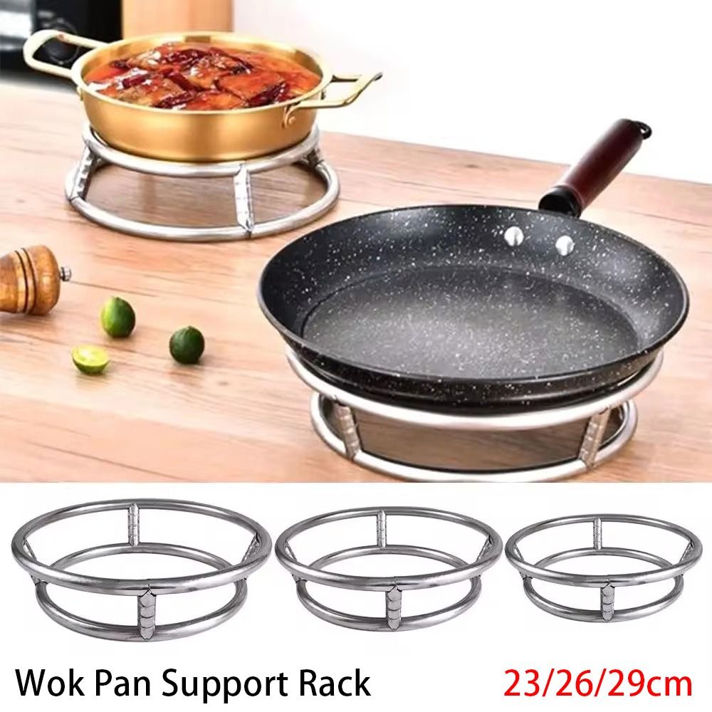 1Pcs New Round Bottom Wok Rack Kitchen Supplies Pan Support Pot Mat Universal 23/26/29cm Cookware Ring