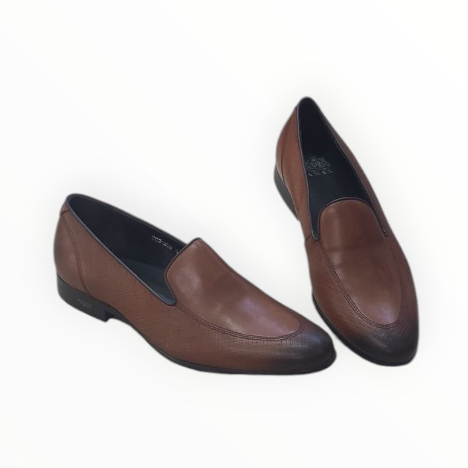 New Trendy Brown Genuine Leather Slip-On Formal Shoes For Men SALE/SALE/ (VN8-8)