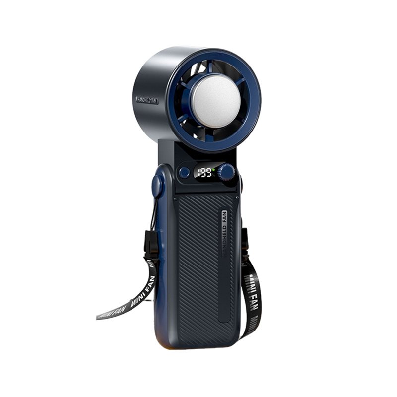 Portable Handheld Cooling Fan Rechargeable 6000mAh Foldable Wind Mini Turbo Fan 199 Speeds for Outdoor Power