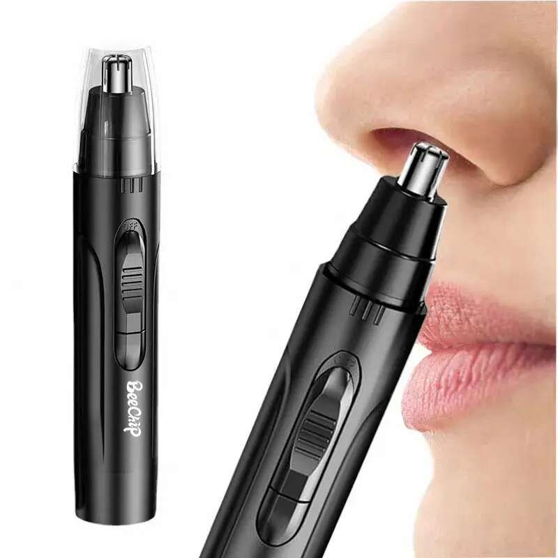 Black Electric Ear and Professional Painless Nose Hair Trimmer For MenAnd Women