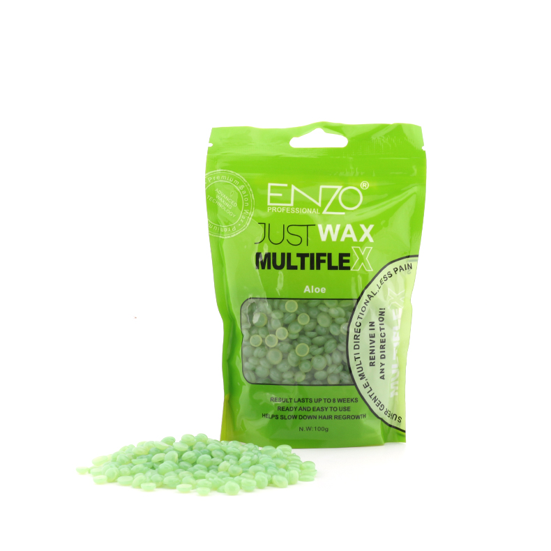 ENZO Professional 100g hard wax beans hair removal elastic natural painless legs body hard depilatory hot wax