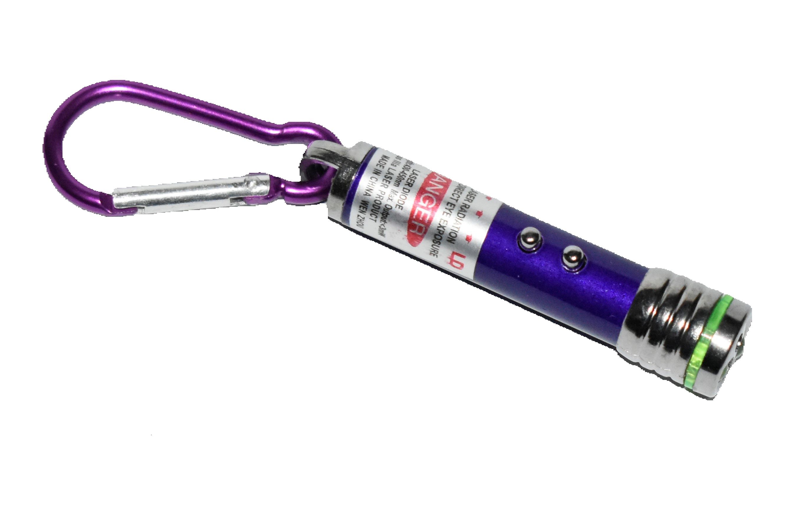 3 in 1 Laser Light With Key Ring . Torch Light for Kids , School College Teaching Tool Set of 2 Pcs