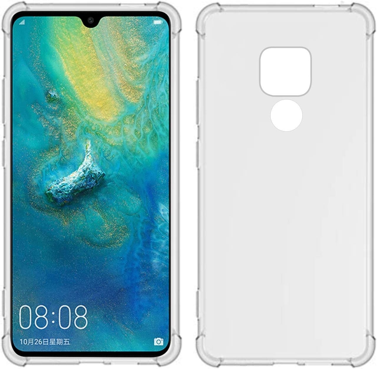 Ipaaky Transparent Back Case For Huawei Y9(2019)