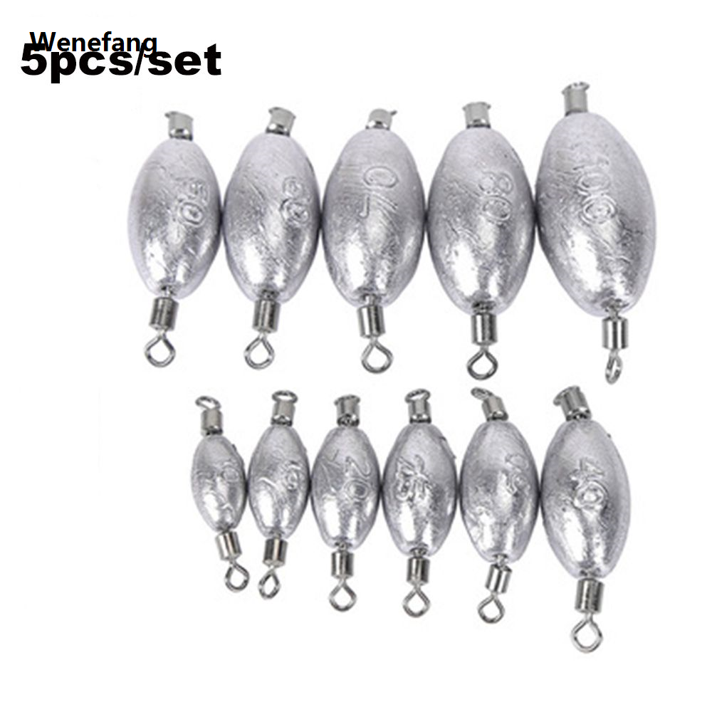 Wenefang 5pcs/ Lot Brass Swivel Weight Sinker connector replace the swivel 2025 and lead sinker in bobber or flaot fishing tackle accessories