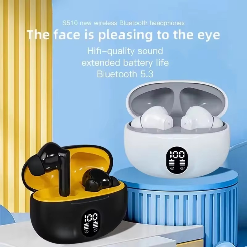 2025 NEW TWS 895B Wireless Headsets Bluetooth Earphone 5.4 ENC Earbuds LED Power Display Sport Headphone with Mic for Smart Phone