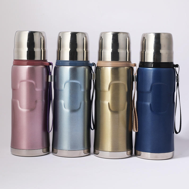750ML Insulated Double Wall Vacuum Flask Water Bottle BPA-Free Portable Camping Water Cup Bullet Sports Stainless SteelThermos