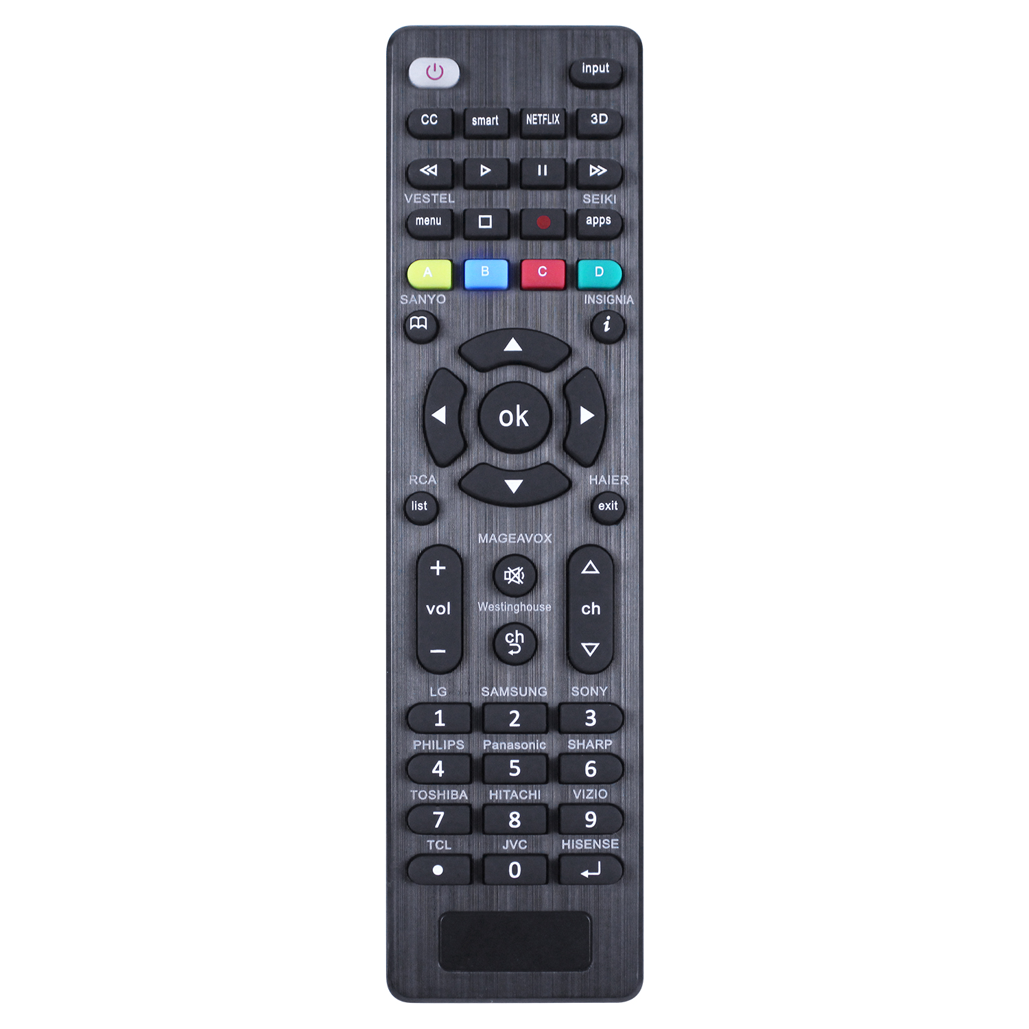 NEW RC-G006 Universal Smart TV Remote Control Suitable for Samsung SONY LG TVs and for Other More Brands of TVs