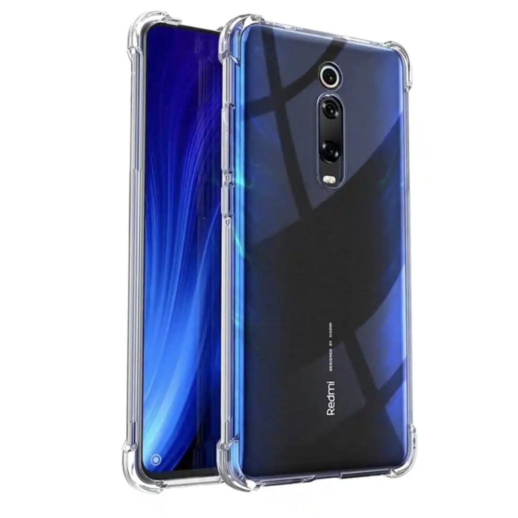 Redmi Xiaomi Mi Note 8 Pro Transparent 6D Crystal silicone Air Bag Bumper case