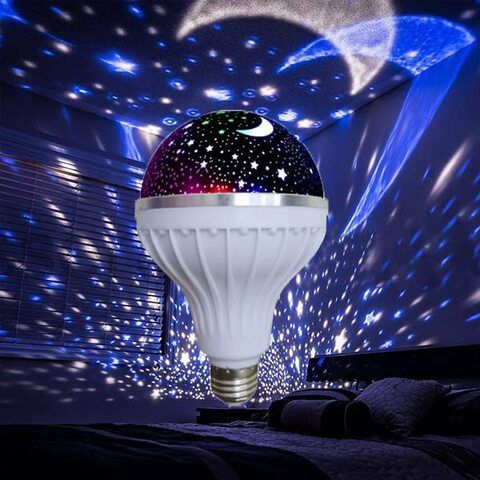 Starry Night Light Projector Connected with Bluetooth Bulb