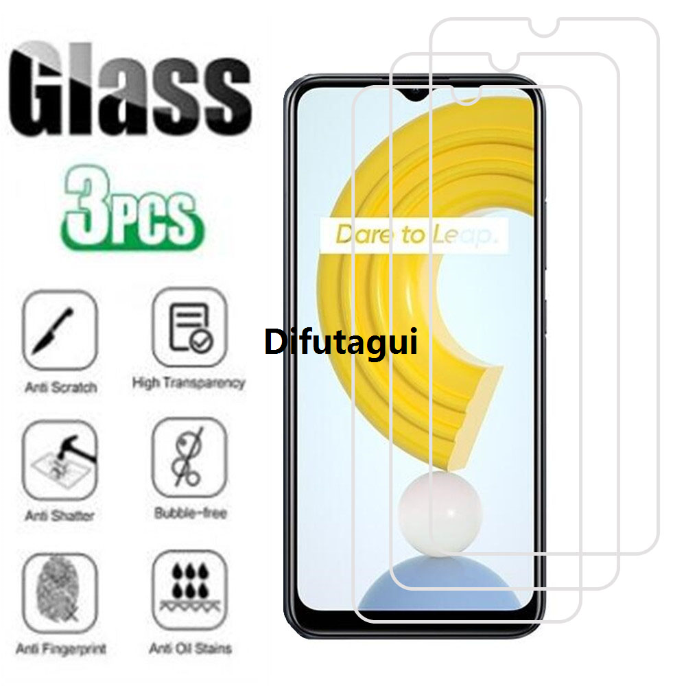 Difutagui protective glass for oppo realme c21 c21y 2021 screen protectors Luxury realmec21 realm relme realmy c 21 y 21y 6.5'' phone film
