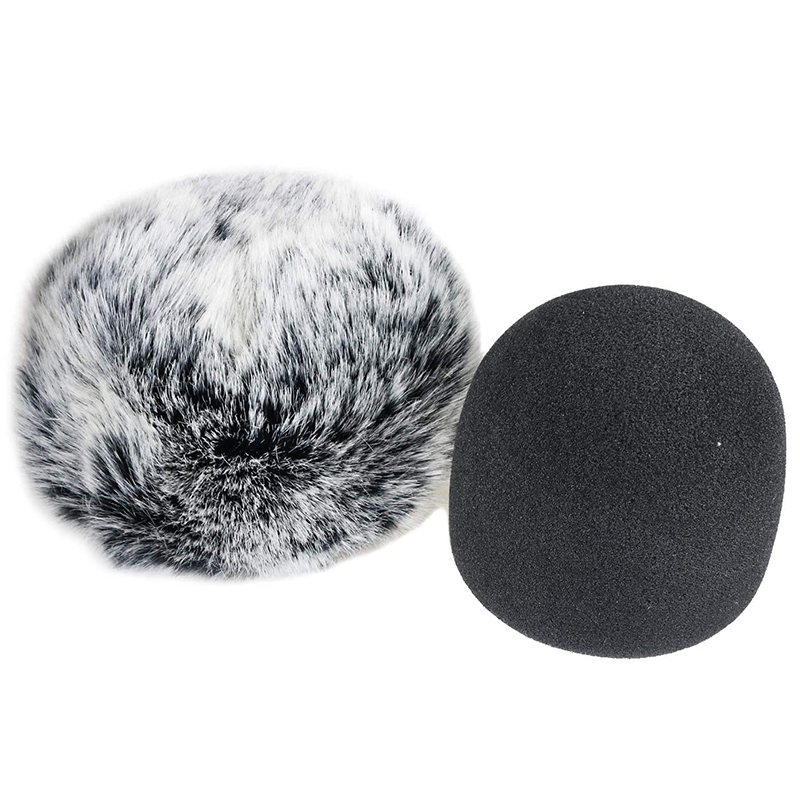 OUMERY Furry Windshield Foam Microphone Windshield-for Blue , Blue Pro USB Microphone Windshield -Up Filter (2PCS)
