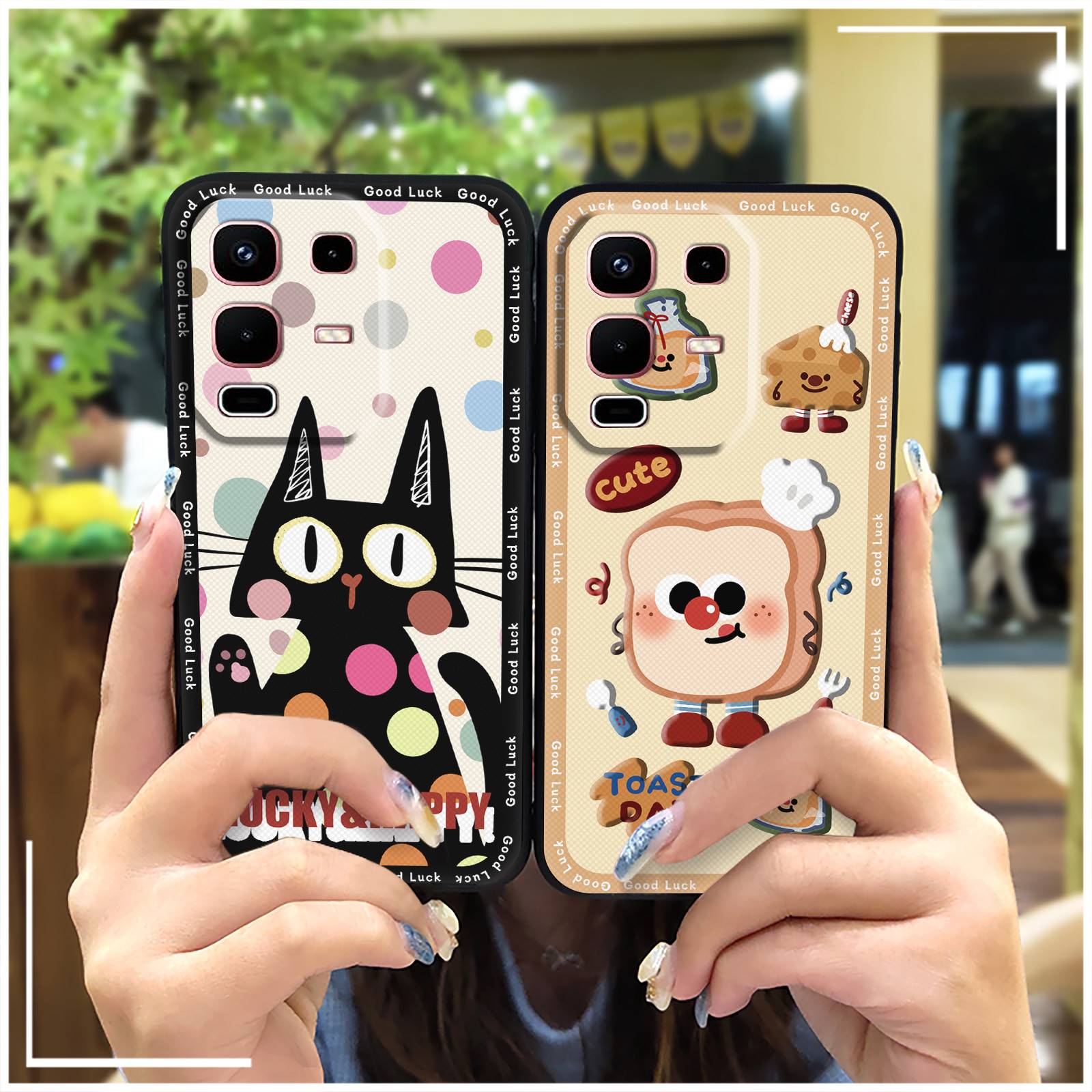 Waterproof Fashion Design Phone Case For VIVO V50 Lite 5G Global TPU Back Cover Anti-knock Cartoon Cute Phone Pouch