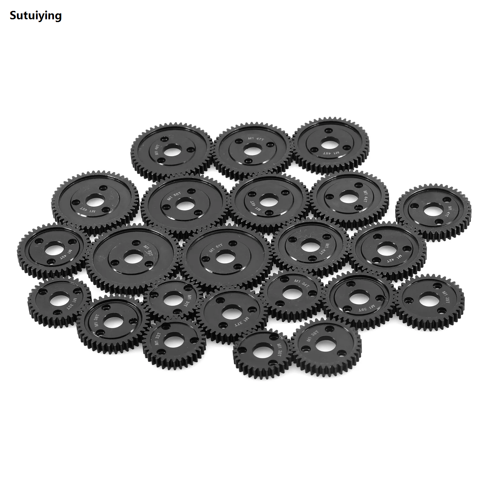 Sutuiying M1 Steel Spur Gear 30T 31T 35T 40T 42T 46T 50T 52T Main Gear 2025 New for Traxxas ARRMA HPI HOBAO LOSI RC Car Upgrade Parts