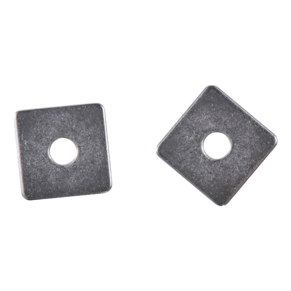 10Pcs Fastener M3 M4 M5 M6 M8 Square Washer 1mm/1.5mm/2mm Thickness 304 Stainless Steel Square Plate Washers Silver Tone Square Flat Gasket