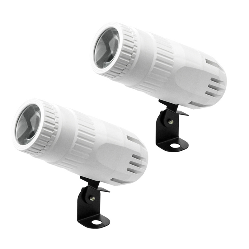 JINMY 2X Pinspot Light for Disco Ball 15W RGBW 4 in 1 Mirror Ball Light with Remote Control for Parties DJ Disco Club US Plug