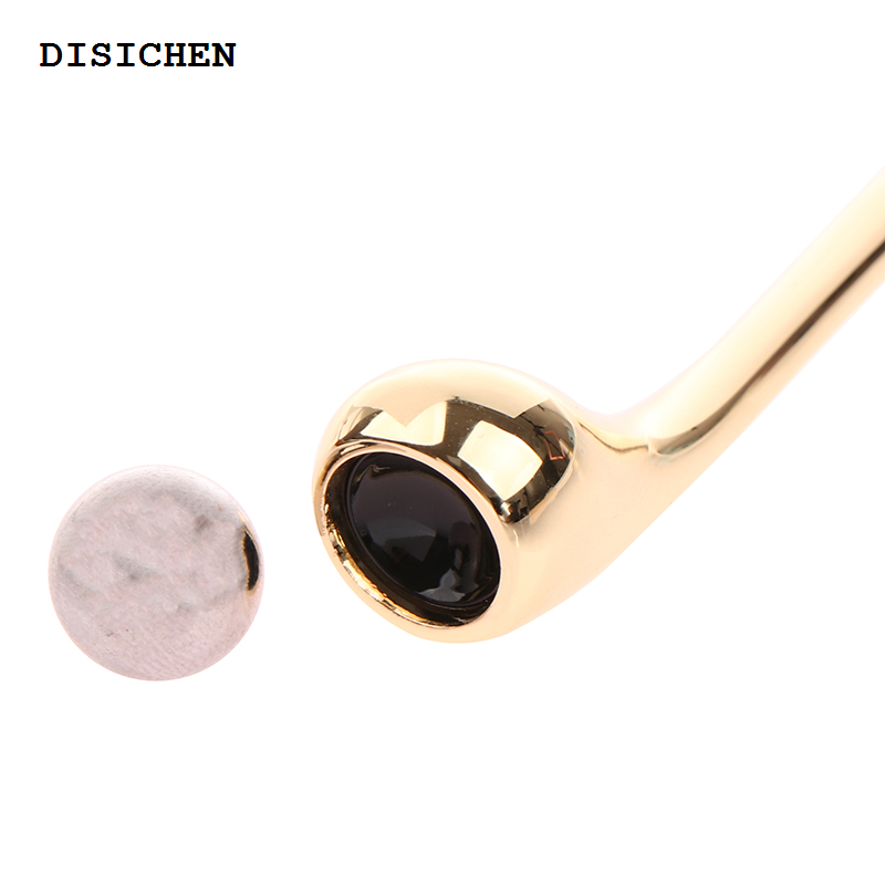 DISICHEN New 1pcs Eye Beauty Apparatus Metal Cosmetic Spatulas Facial Mask Spoon Eye Cream Mixing Spatula Scoop Anti Wrinkle Eye MassageTool
