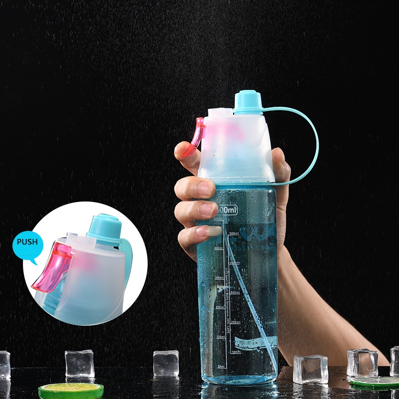 Drinkware Fitness Travel BPA Durable Water Cup Leakproof Water Bottle Sports 20.3 oz Portable Spray Plastic Drinking Jug Outdoor