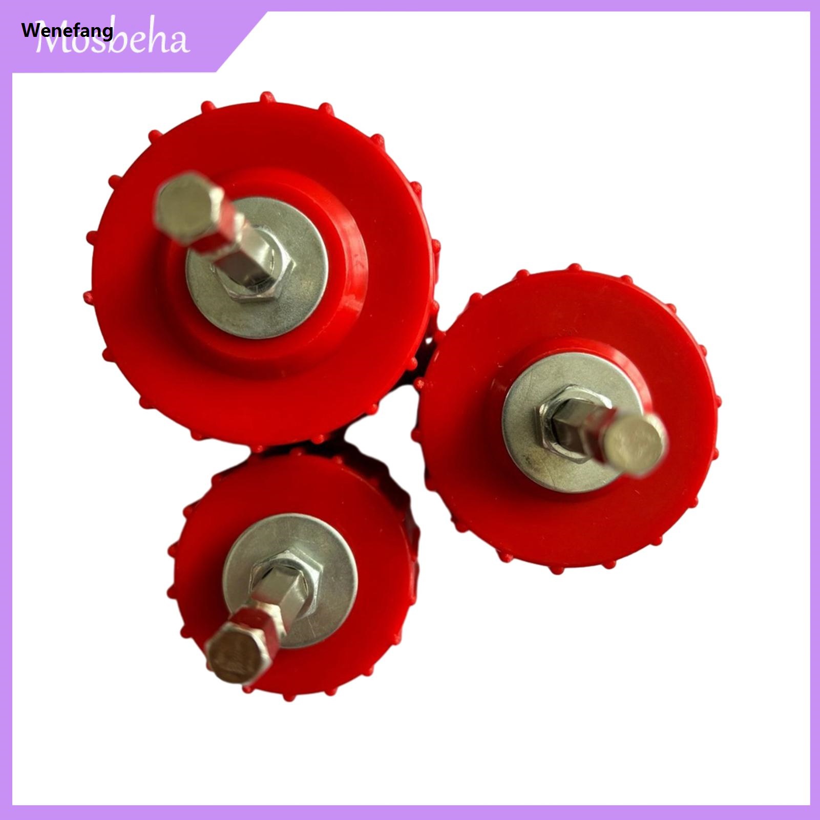 Wenefang Mosbeha Fast Copper Pipe Cleaning Solution 3pcs Copper Pipe Cleaner Set for Power Drill Tube Cleaning Brush with Stainless-steel Bristles Ideal for Cleaning Copper/bronze/brass Pipes 1/2 3/4 1 Sizes Wire
