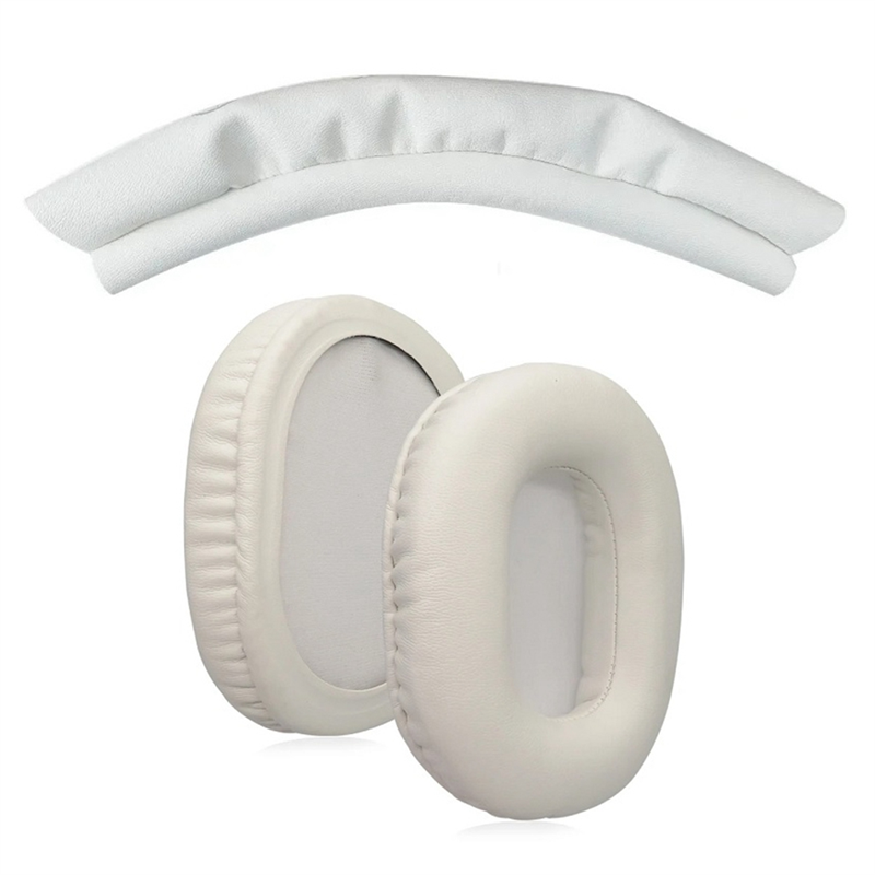 1set Replacement Headband Earpad for -M50X White