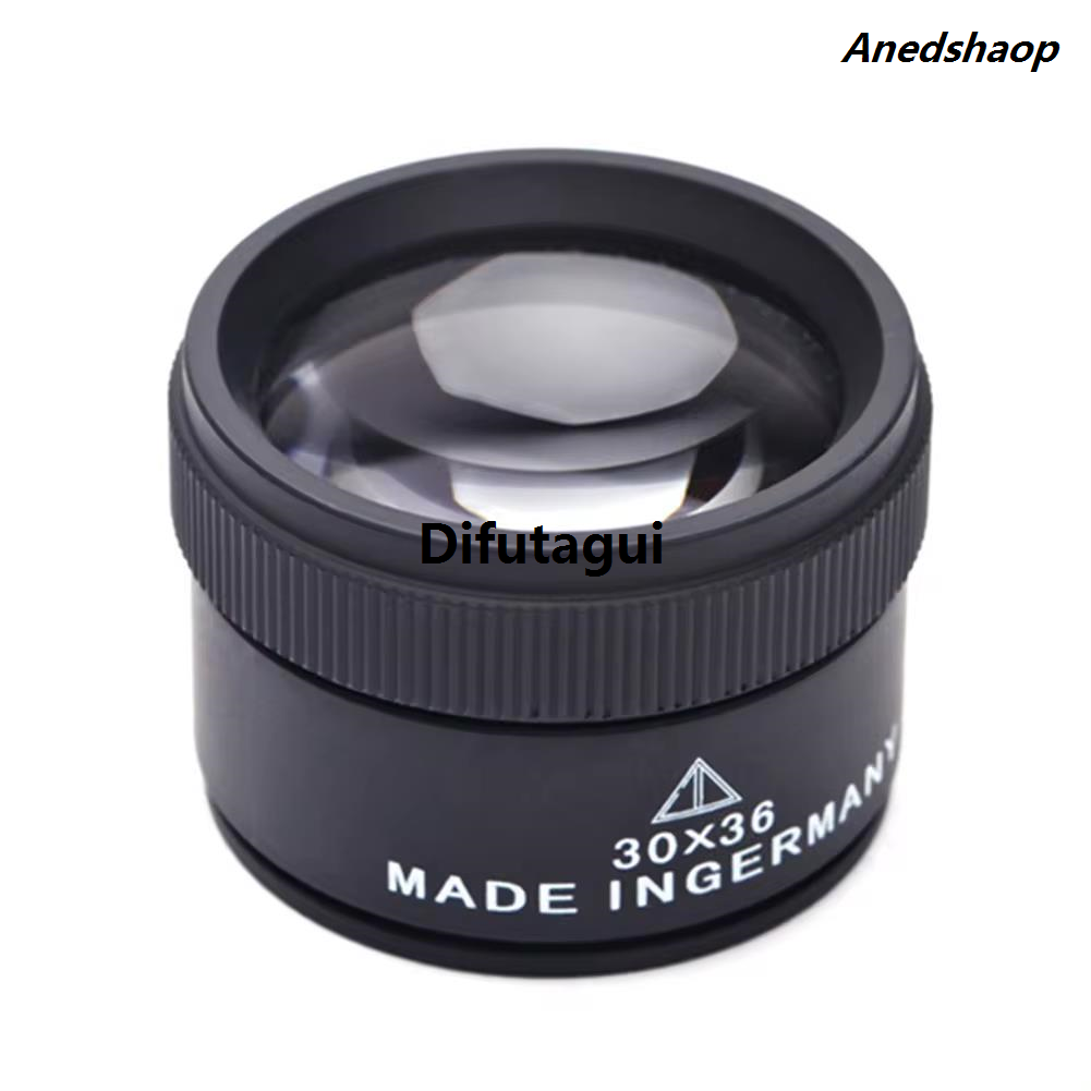 Difutagui 30X K9 Optical Magnifying Glass Portable Pocket Electronics Magnifyier Luxury New For Jewelry Coin Stamps Watch Repair Magnifying Glass