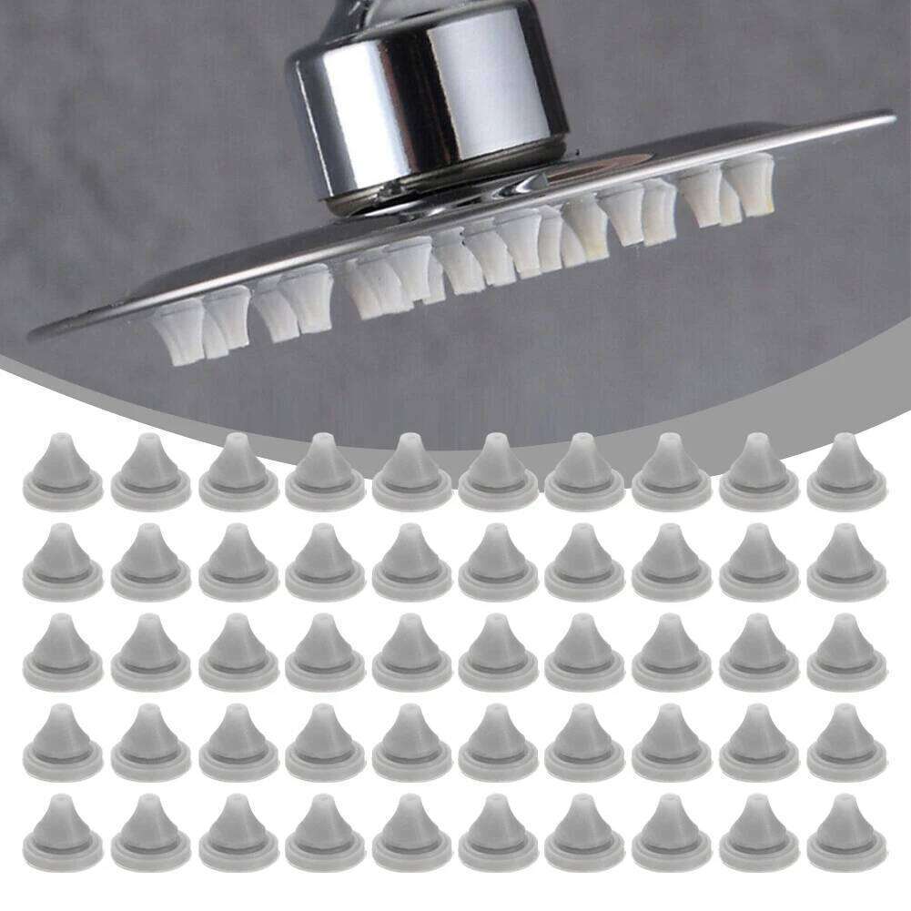50pcs Rubber Silicone Nozzle Nipple Replacement Part Water Outlet Top Spray Parts Shower Accessories