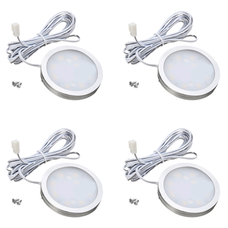 FORIDE 4X 12V LED Light Rv Trailer Boat Interior Ceiling Down Roof Lamp Warm White