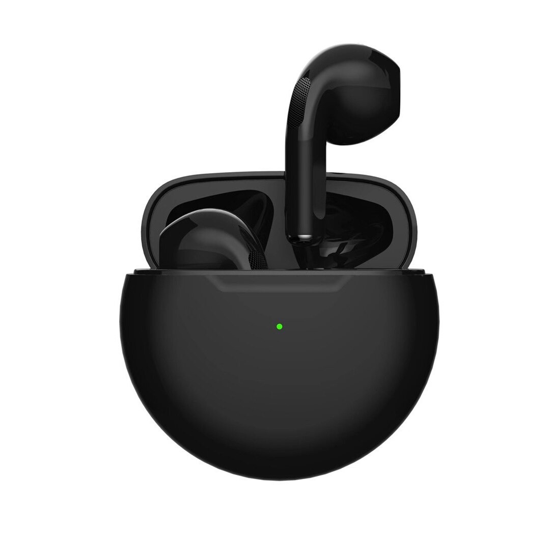 Pro 6 TWS B Bluetooth Wireless Ear pod Sport Earphones True Wireless Earbuds Black Edition
