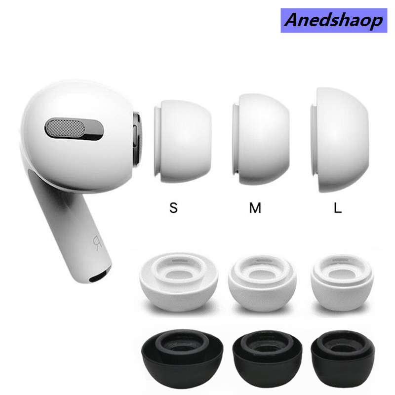 NEW Anedshaop 4 Sets In-Ear Headphones Silicone Earphone High Quality Earbud Case For AirPods Pro