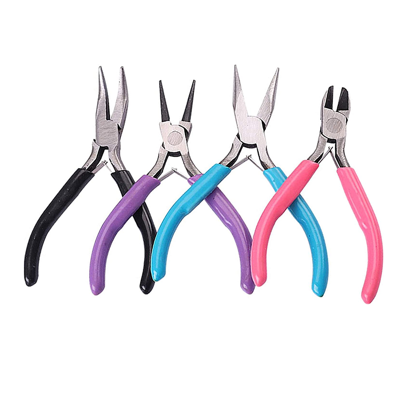 NAMUNY 4 Pack Jewelry Pliers Jewelry Making Pliers Tools Kit for Wire Wrapping Earring Supplies