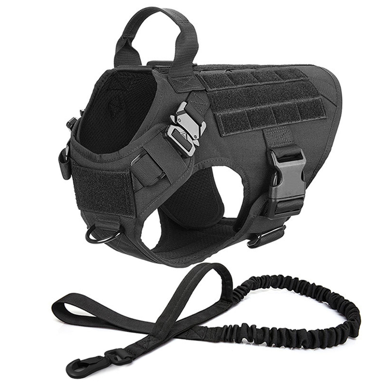 Harness and Leash Set Leash Outdoor German Shepherd Large Dogs Training Vest Pet Harnesses B