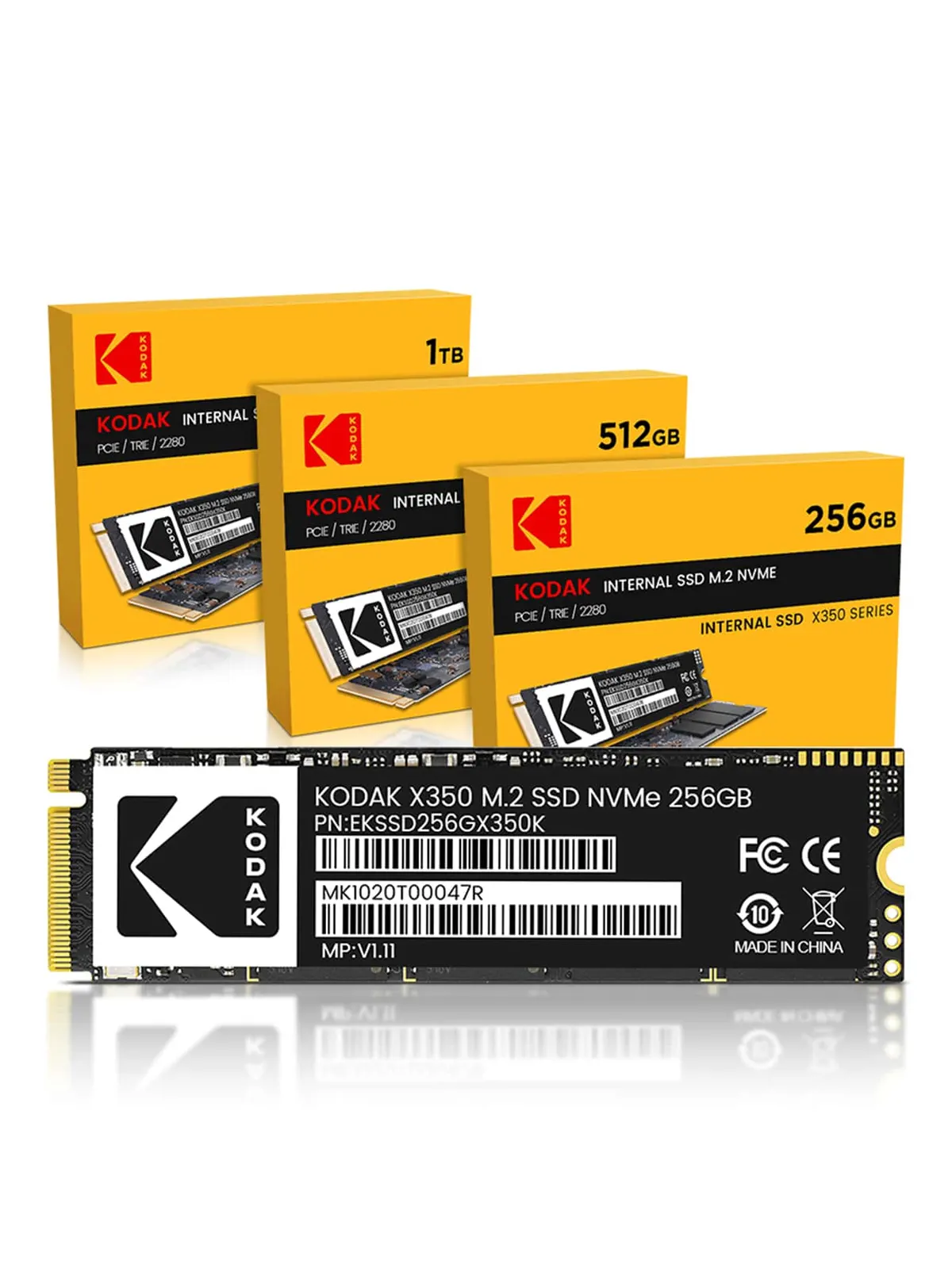 KODAK Internal SSD M.2 NVME 256GB / 512 GB / 1 TB X350 Series - image 1