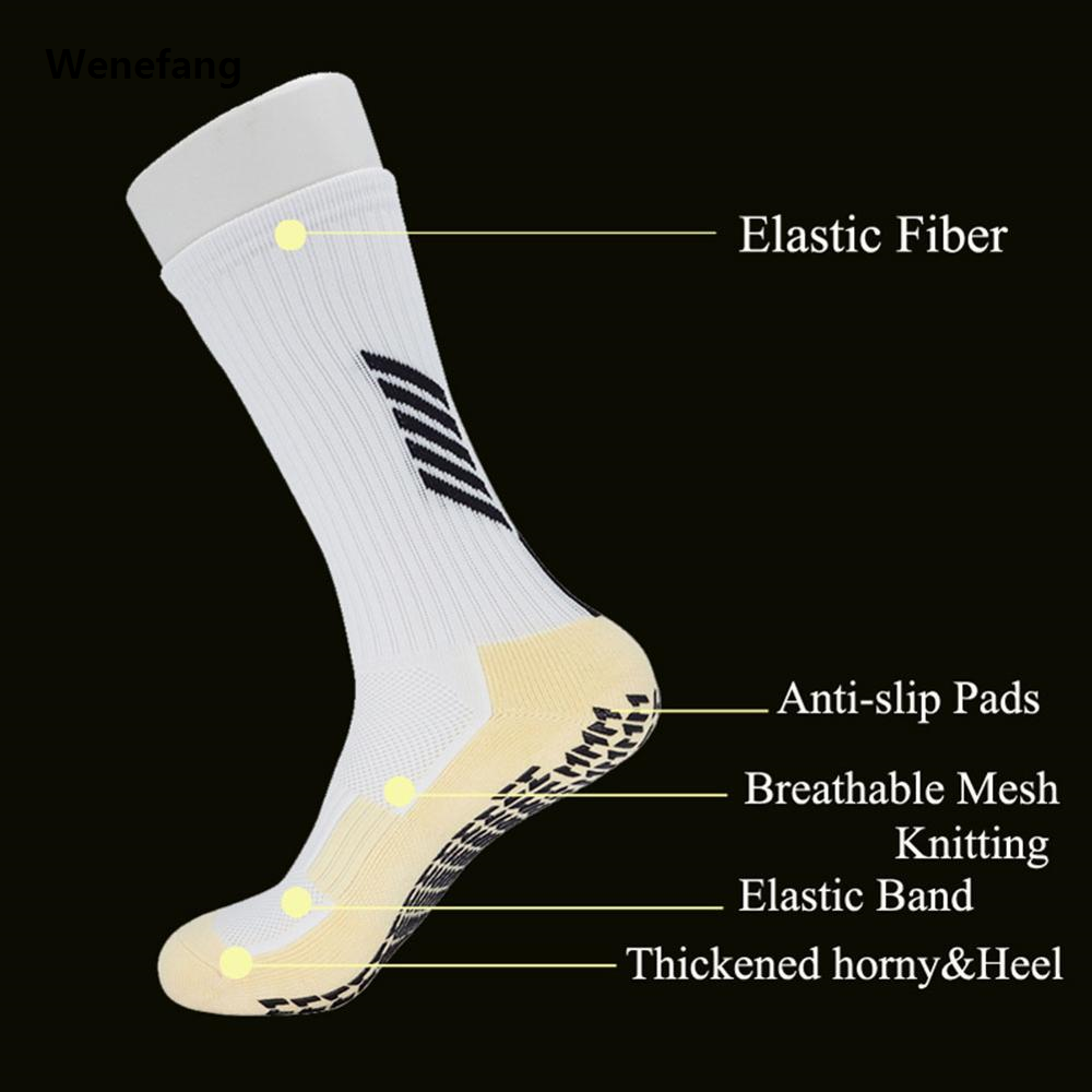 Wenefang Socks Football Professional Anti Men Slip Football Socks Riding Cycling Sport Socks Nylon Breathable Running Stocking
