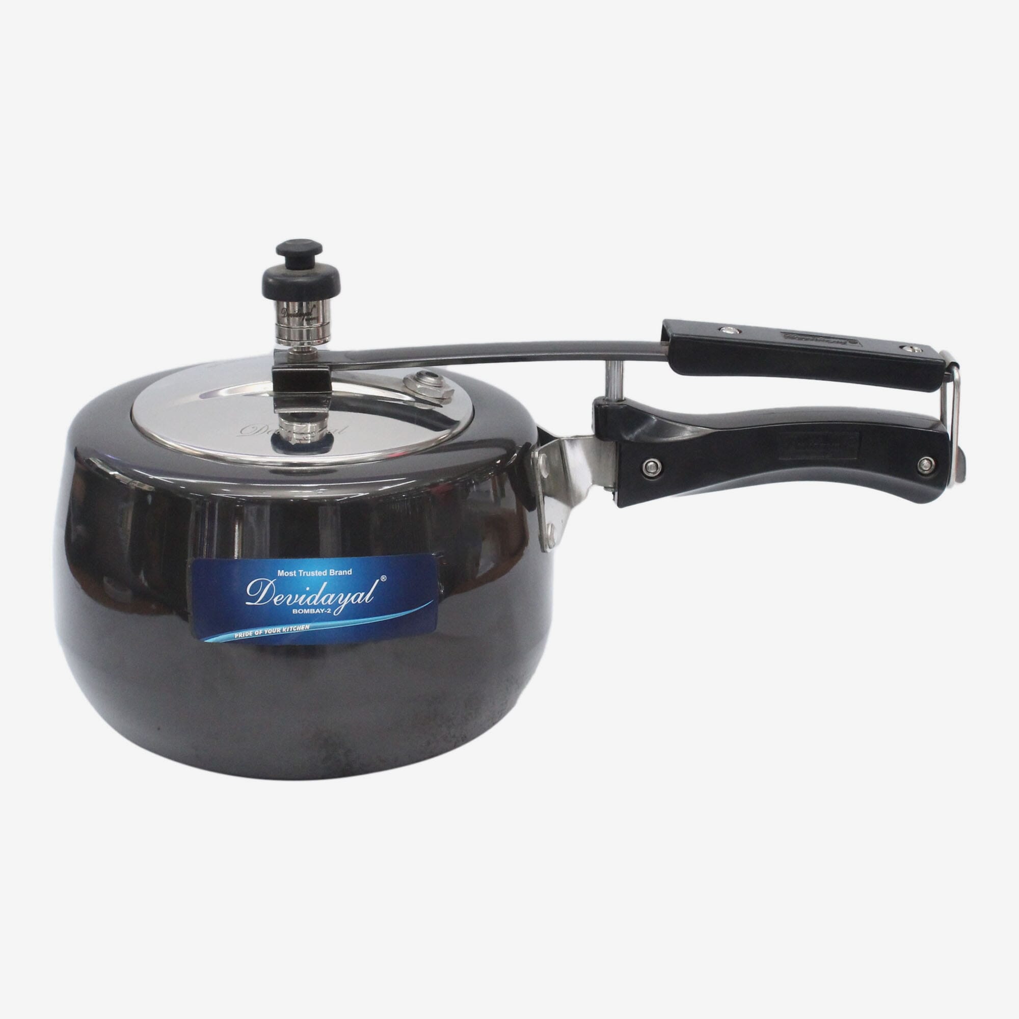 Hard Anodized Cooker Stainless Steel Lid 3 Litre Induction 3.25 Mm
