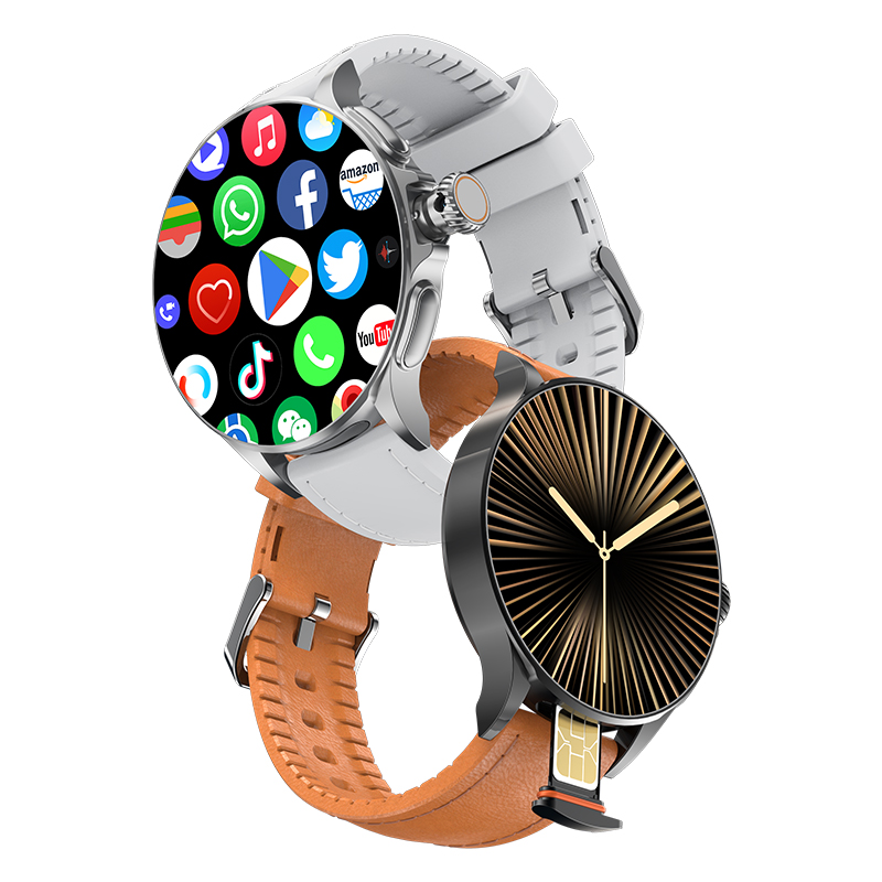 Linman GoldenSpike GT200 Smart Watch 1.95'' Amoled 750*750 HD ResolutioNew n Telescopic Rotary Camera Touch encoder Android 10.0 Smartwatch