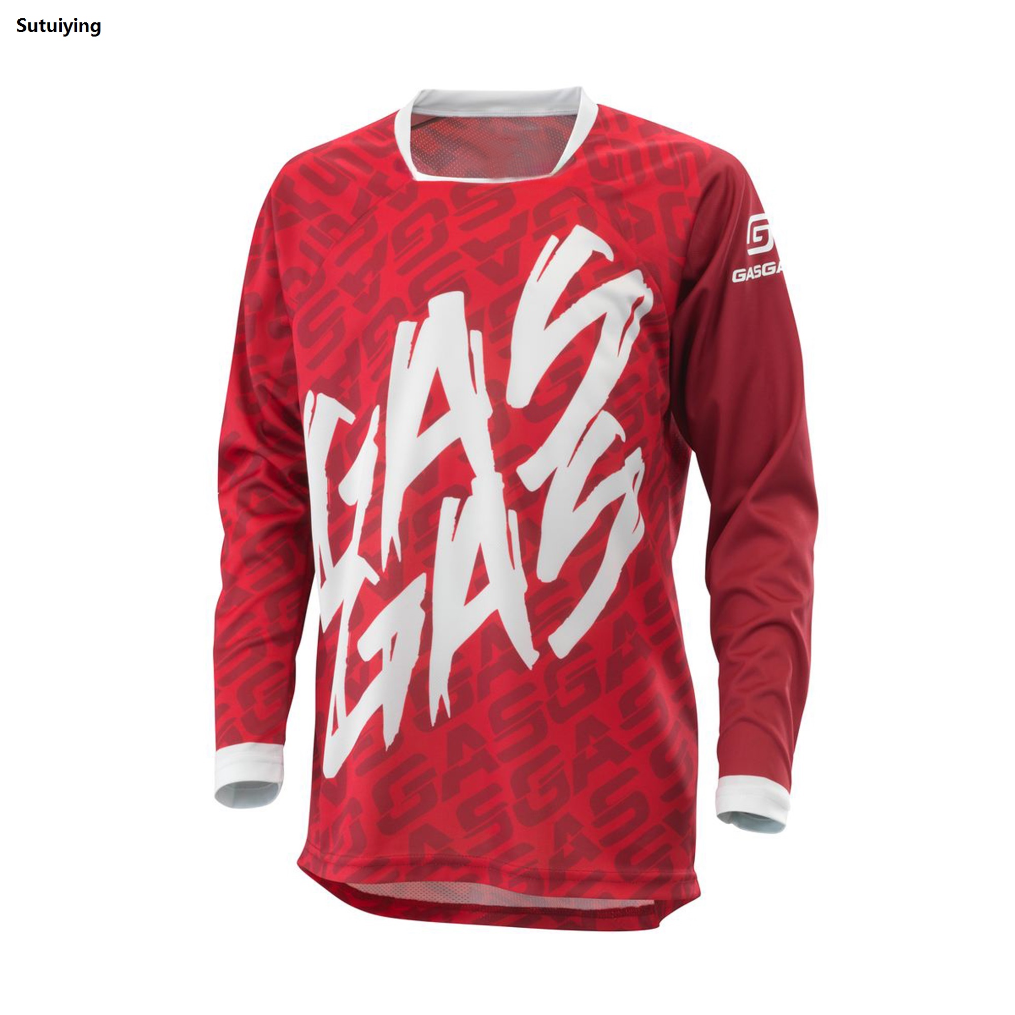 Sutuiying Latest GASGAS Motorcycle Motocross Jersey BMX Cycling Shirt Downhill Bargain price MTB Moto Jersey Maillot Ciclismo Hombre ATV Off Road Jersey