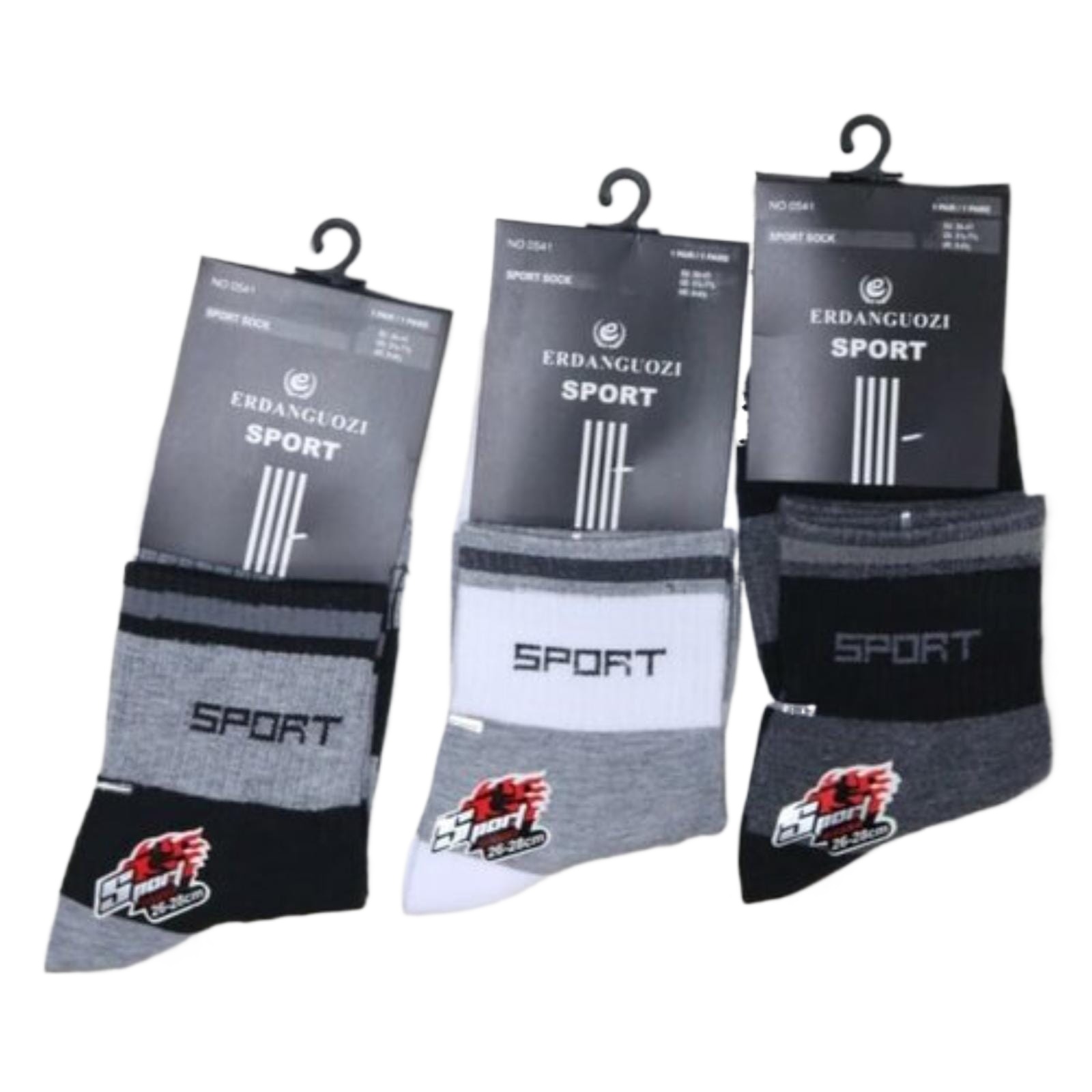 3 Pairs Of Sports Quarter Cotton Swoosh Ped Socks For Men
