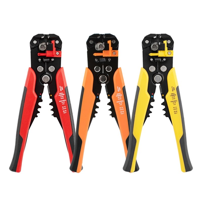 3 In1 Wire Stripper Tools Multitool Pliers Automatic Stripping for AWG 24-10 Cutter Crimping Cable Wire