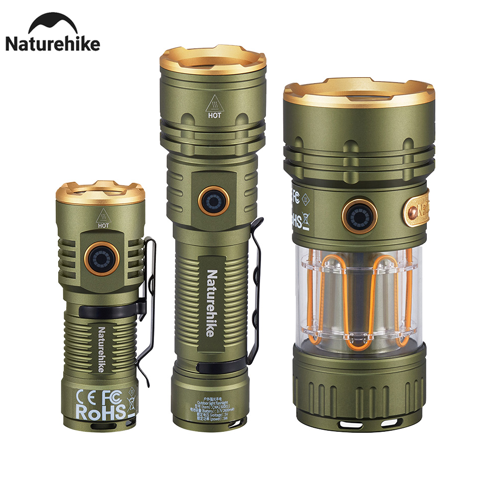 Naturehike Portable Rechargeable Outdoor Camping Flashlight Mini Led Flashlight