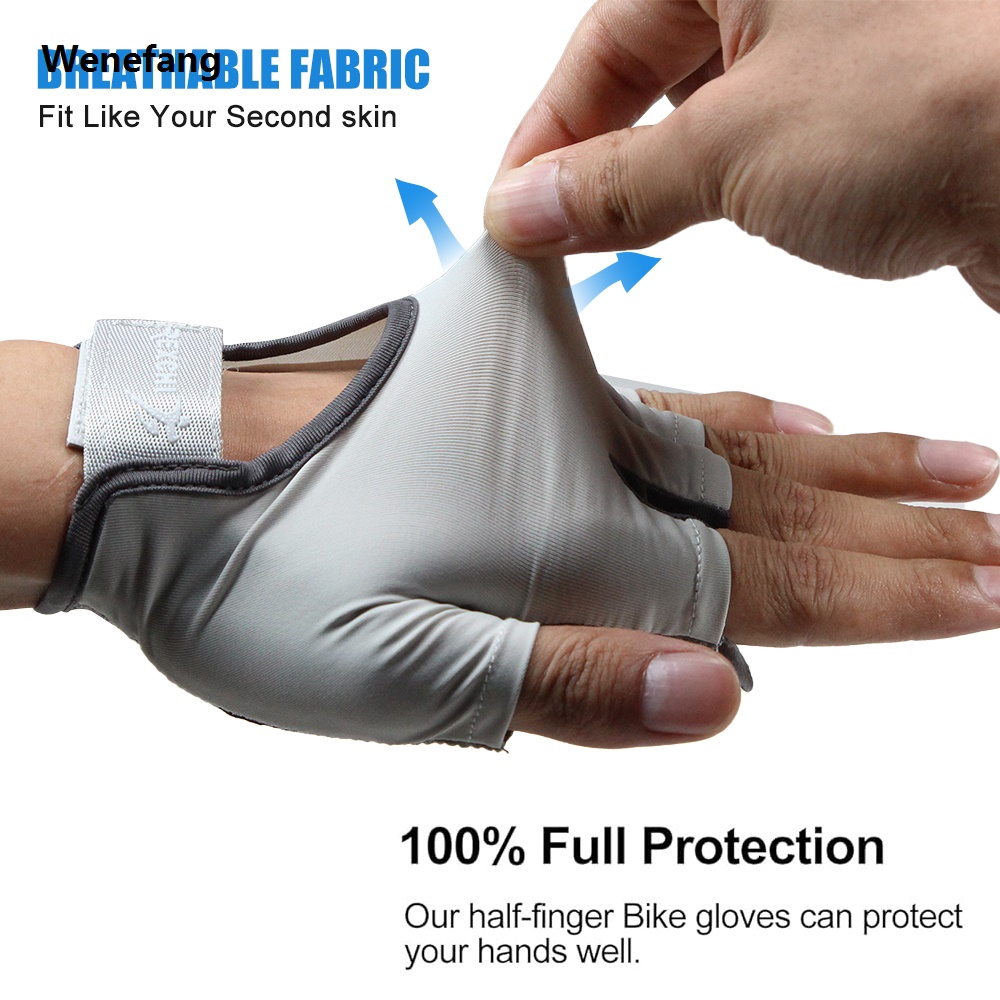 Wenefang 1Pair Breathable Workout Gloves for Women Men - No More Sweaty Full Palm Protection Gym Exercise, Cycling， Fitness, Pull-ups